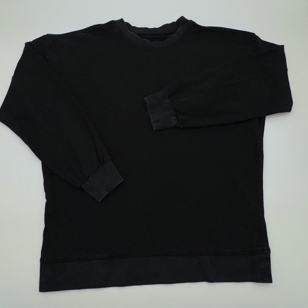 Lululemon Sweatshirt Mens S/M Black Casual Athleisure Pullover Fleece